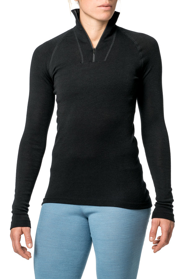 Woolpower - Zip turtleneck LITE | Woll-Thermoshirt mit Rollkragen