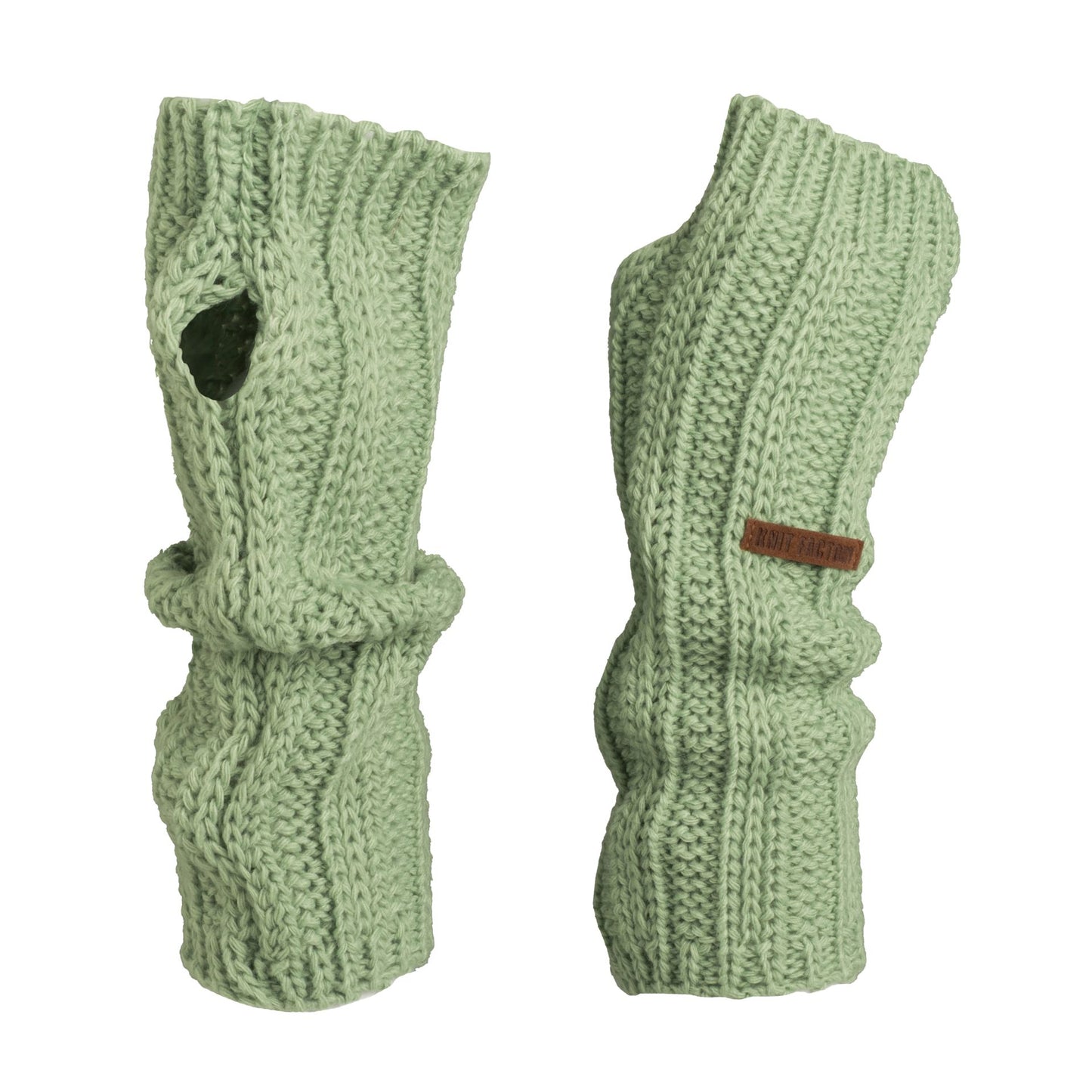 Knit Factory - Nica Armwarmers | gestrickte Pulswärmer