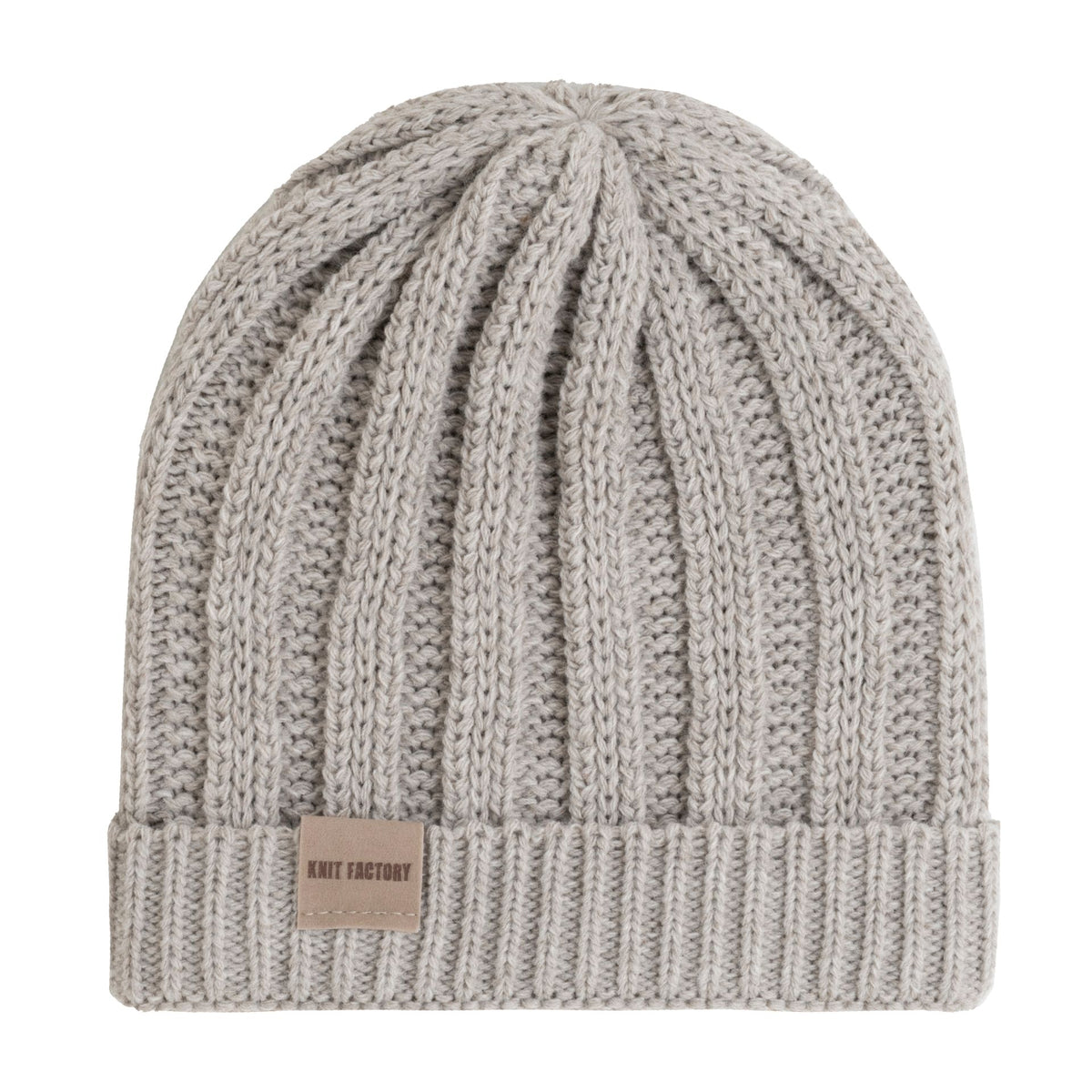Knit Factory - Nica beanie | gebreide muts Iced Clay