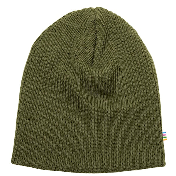Joha - Baby hat double - rib | wollen babymutsje Dark sage