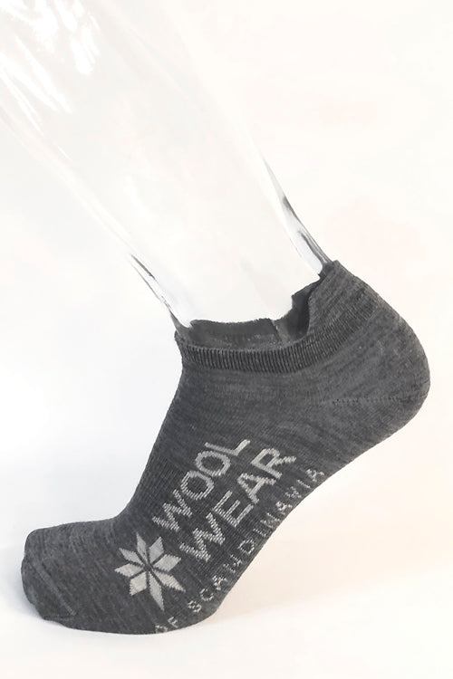 Woolwear - HOS footies | sokken van merinowol Grey