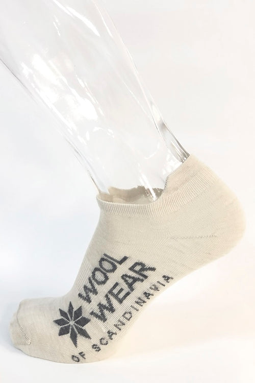Woolwear - HOS footies | sokken van merinowol Ecru
