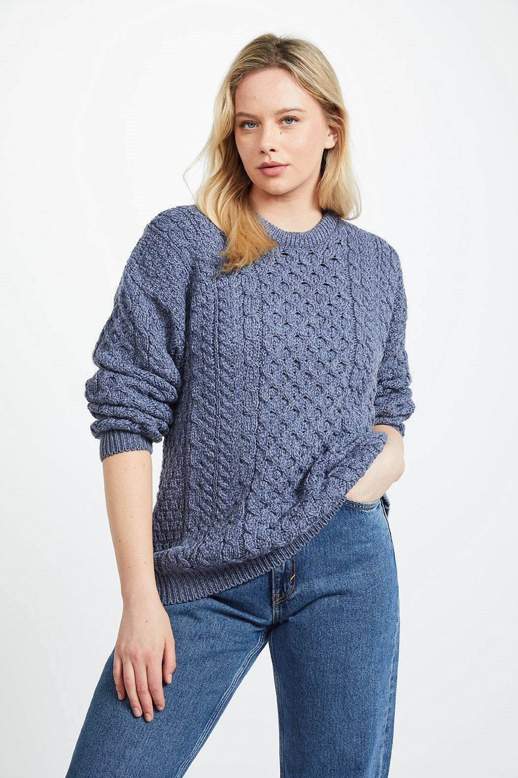 Aran Woollen Mills - A823 | wollen trui (unisex)
