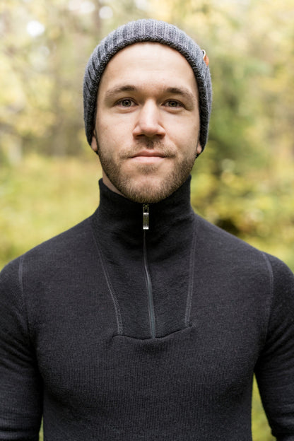 Woolpower - Zip turtleneck 200 | wollen thermoshirt met col