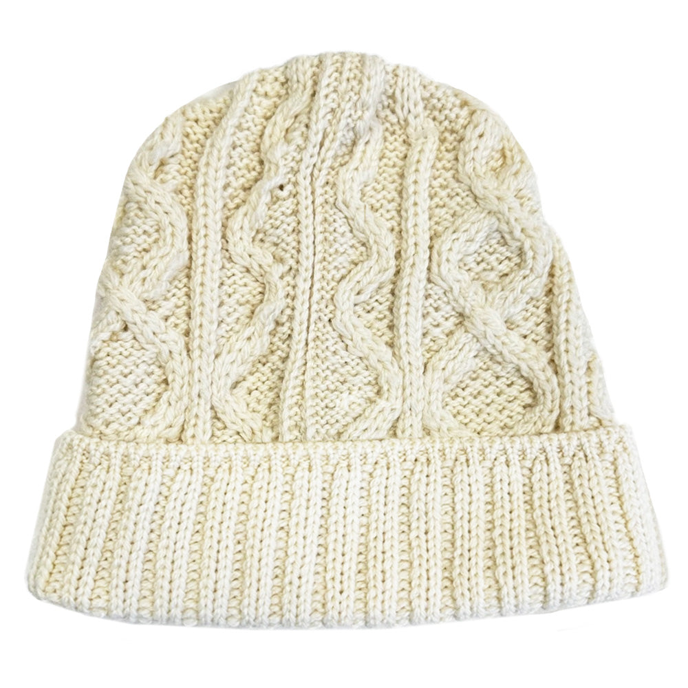 Aran Woollen Mills - B413 | wollen muts Cream - 367