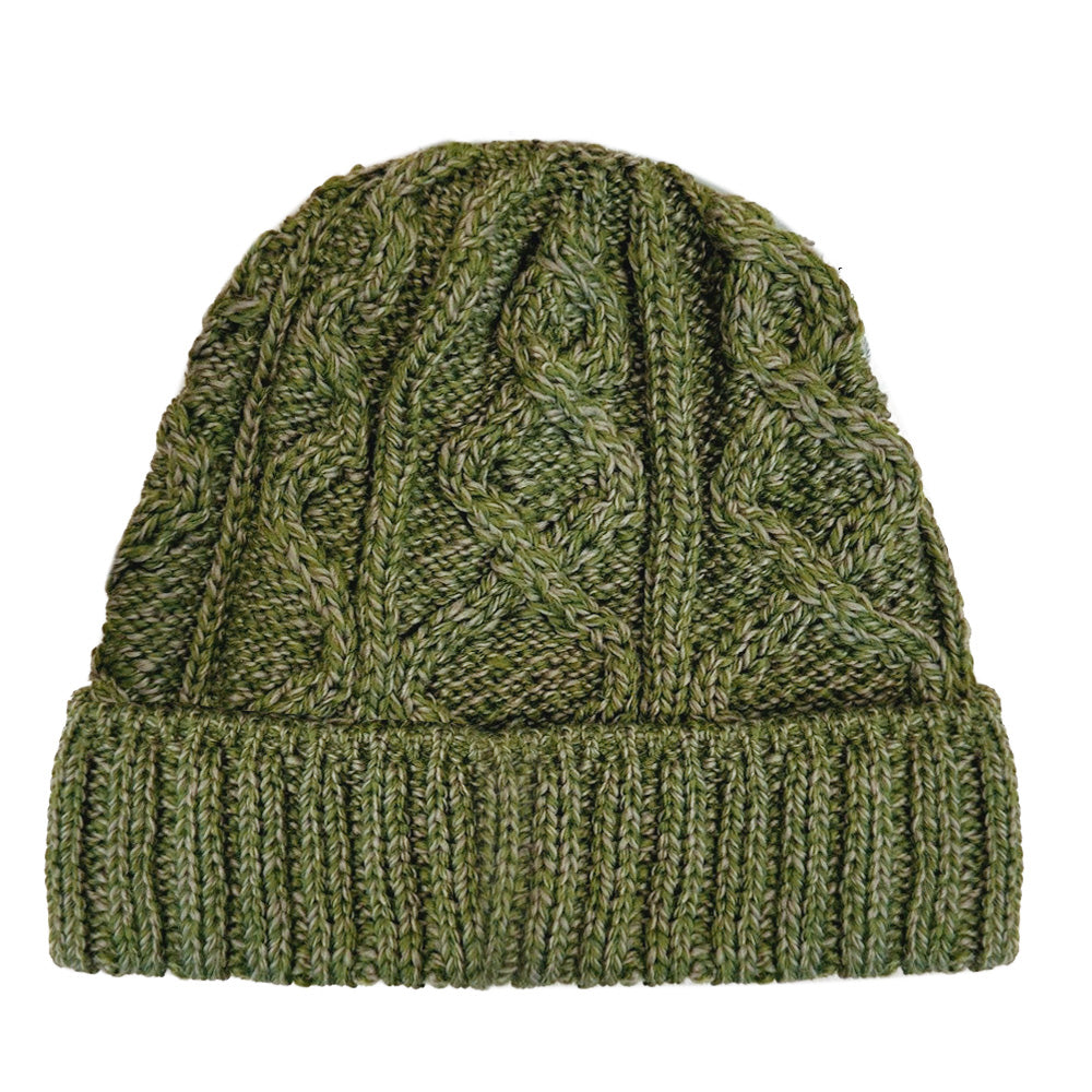Aran Woollen Mills - B413 | wollen muts Meadow green
