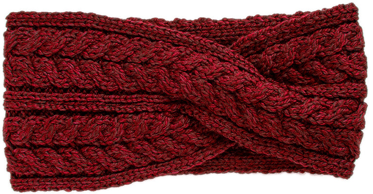 Aran Woollen Mills - B538 | hoofdband van merinowol Red
