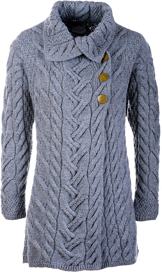 Aran Woollen Mills - B691 | lang wollen damesvest