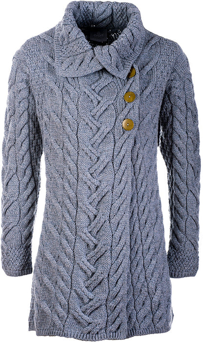Aran Woollen Mills - B691 | lang wollen damesvest