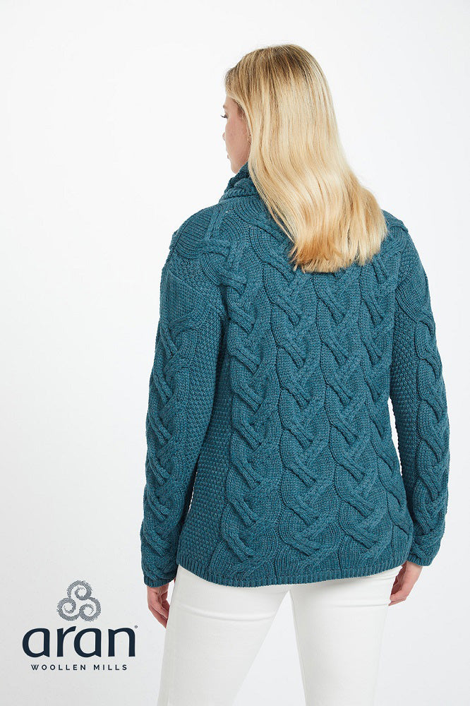 Aran Woollen Mills - B692 | dames coltrui van merinowol