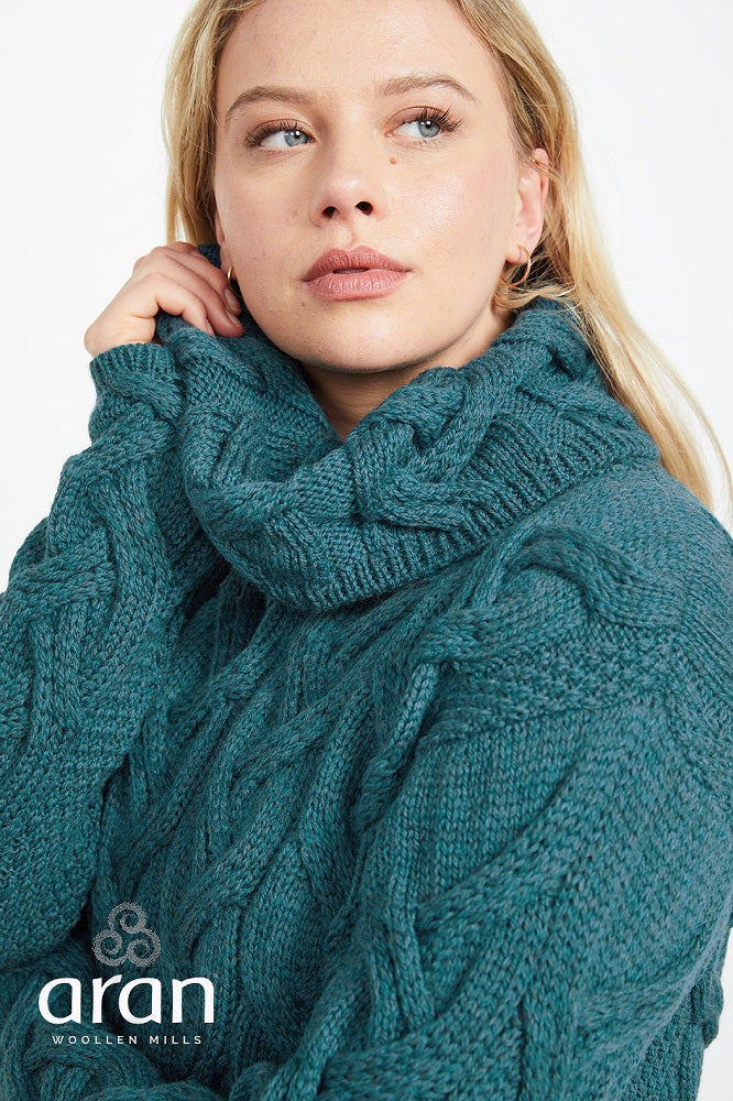 Aran Woollen Mills - B692 | dames coltrui van merinowol