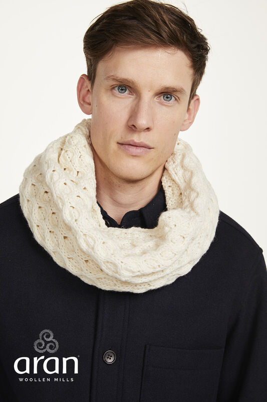 Aran Woolen Mills - B873 | merino wool infinity scarf