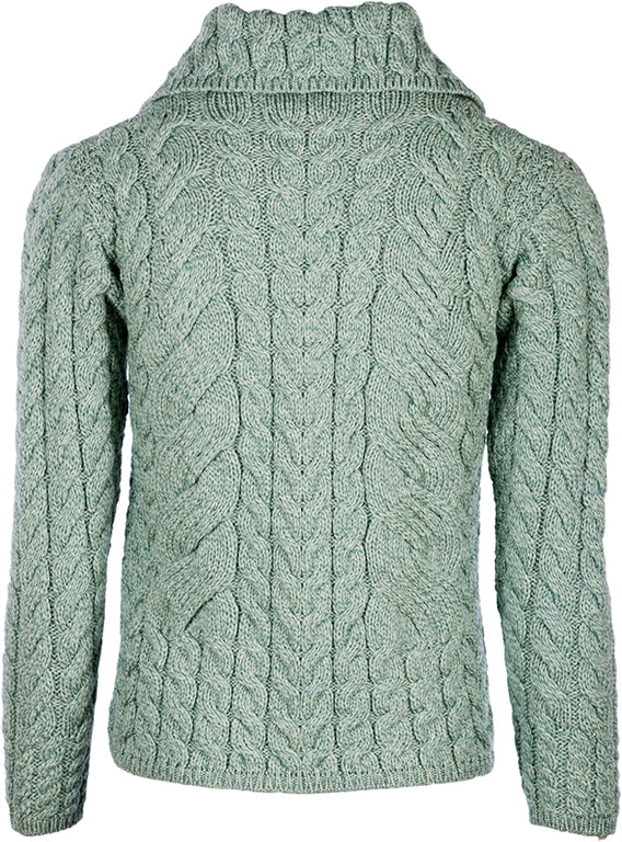 Aran Woollen Mills - B940 | wollen damesvest met knopen