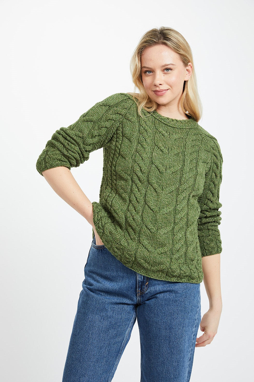 Aran Woollen Mills - B951 | Wollpullover für Damen