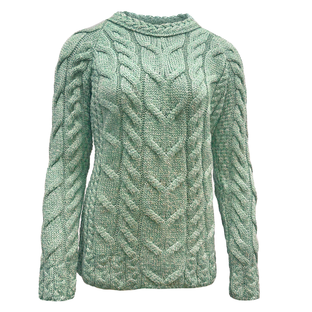 Aran Woollen Mills - B951 | wollen damestrui Sea green