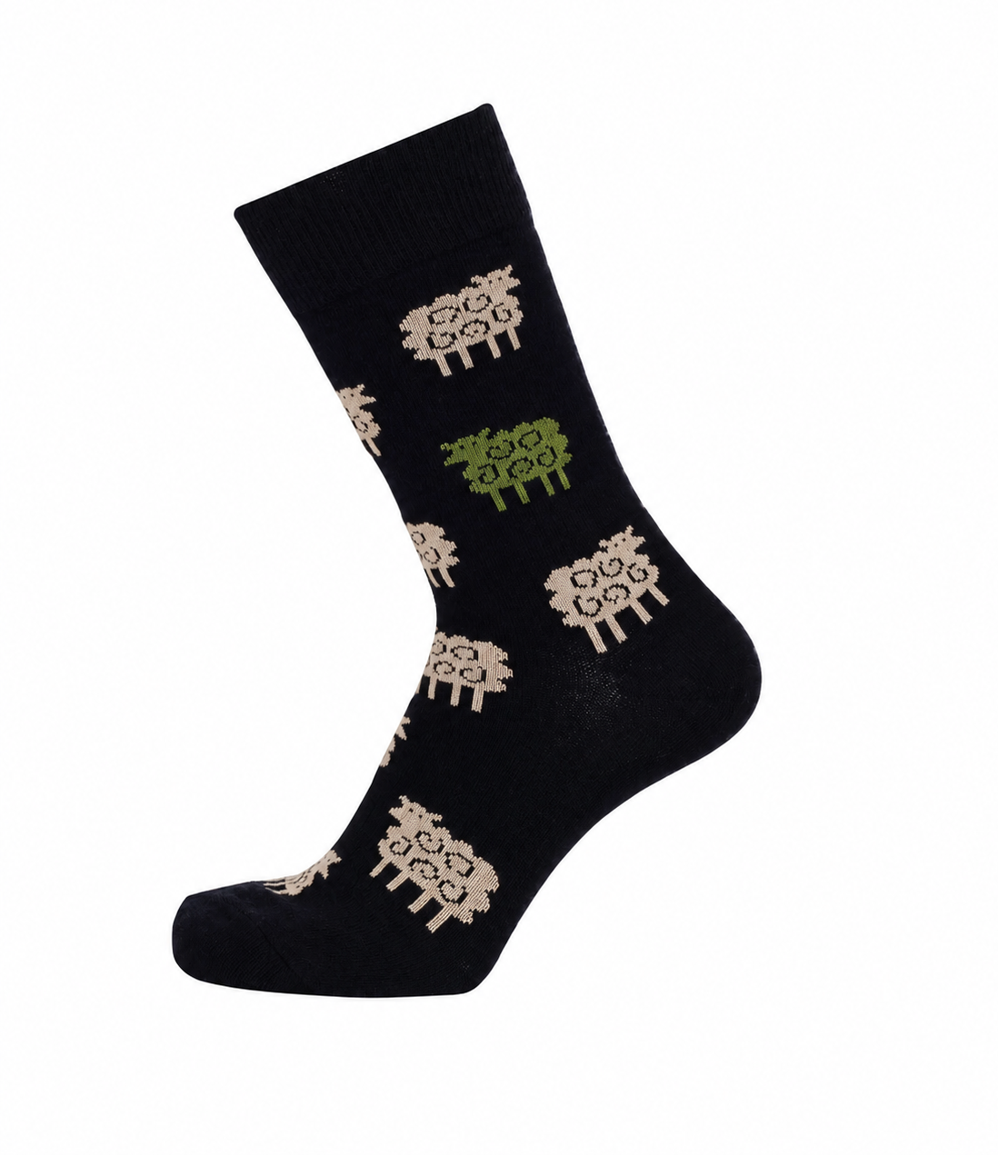 Klippan - Cai socks sheep | wollen sokken met schaapjes Black