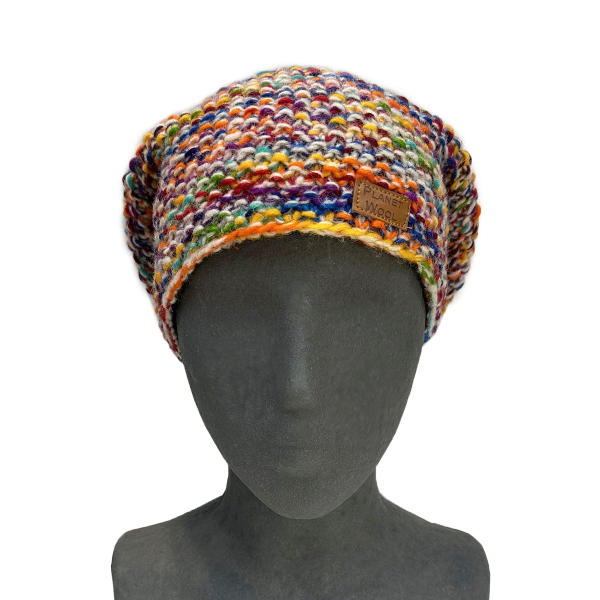 Planet Wool - Beanie long | wollen muts met fleecevoering