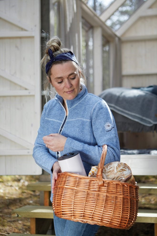 Ivanhoe Knitted in Sweden - Beata FZ | wollen damesjack