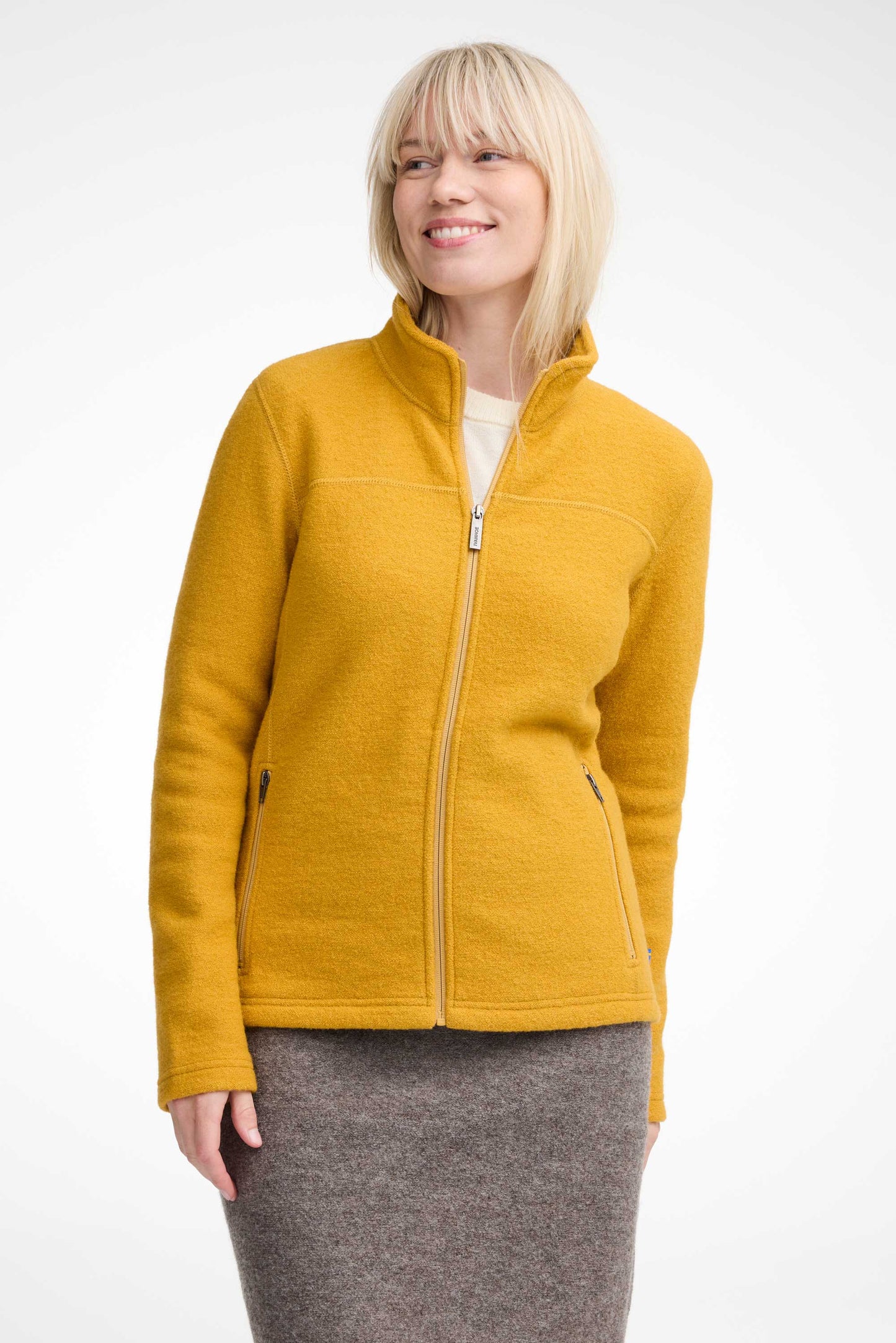 Ivanhoe Knitted in Sweden - Beata FZ | wollen damesjack