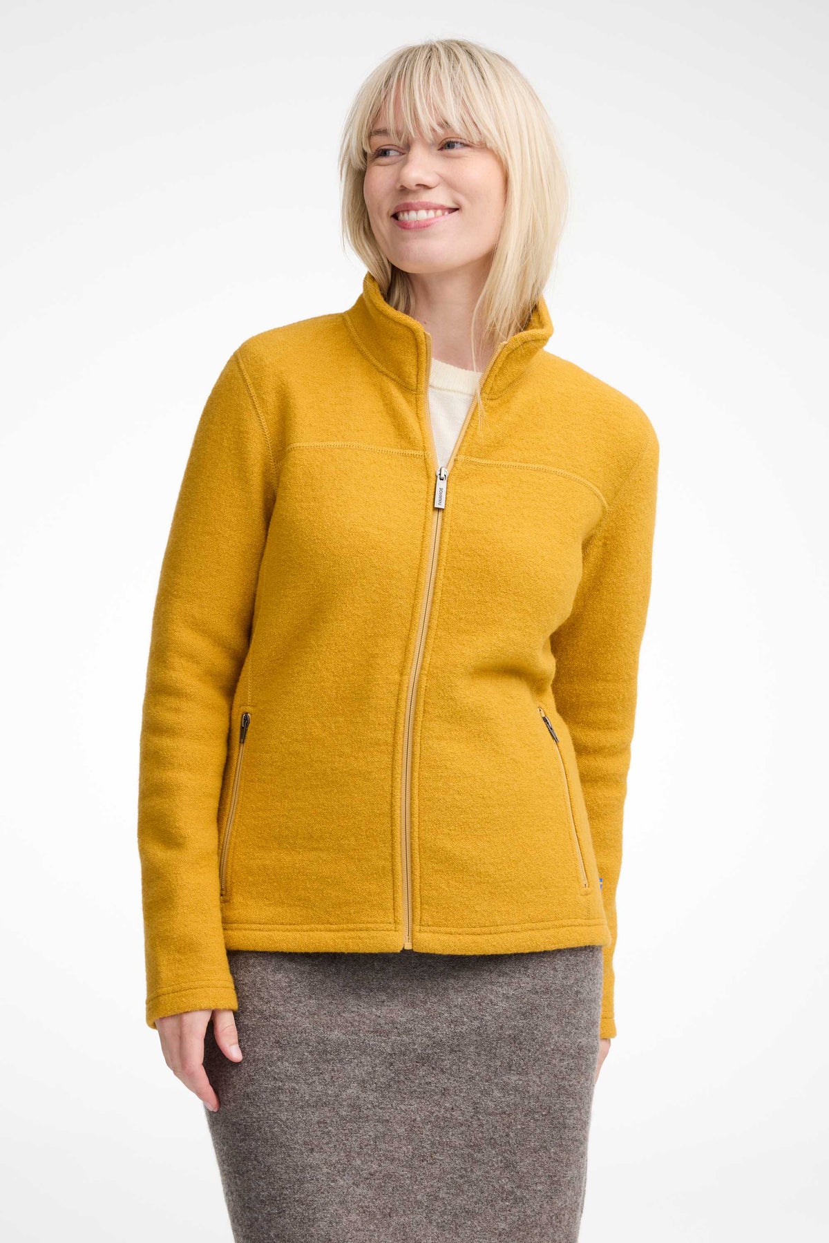 Ivanhoe Knitted in Sweden - Beata FZ | wollen damesjack