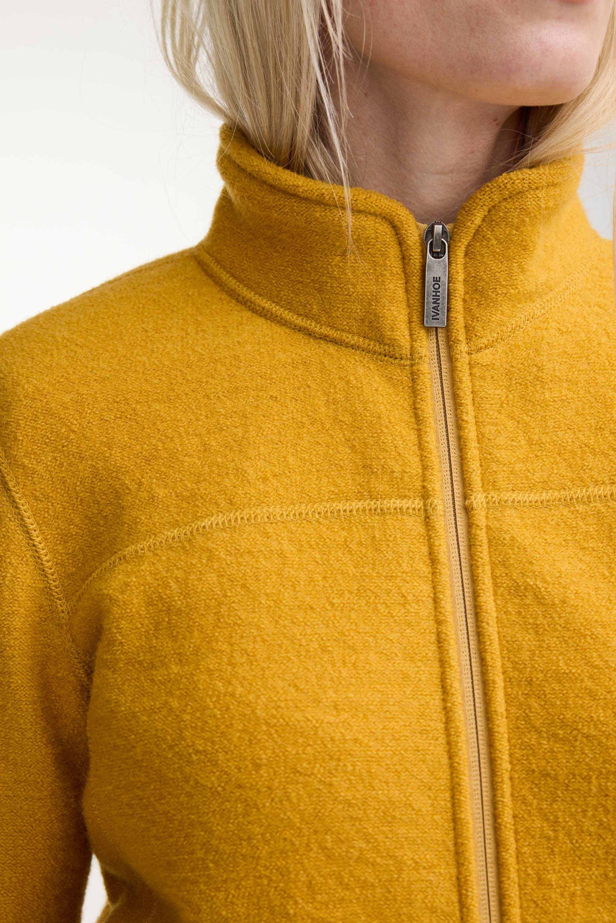 Ivanhoe Knitted in Sweden - Beata FZ | wollen damesjack