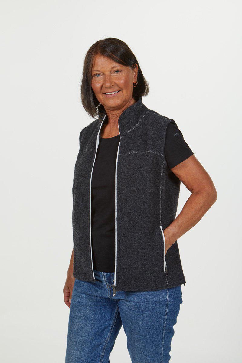 Ivanhoe Knitted in Sweden - Beata Vest | wollen dames bodywarmer
