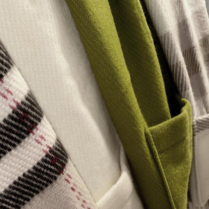 Belpo - Scarf pockets | grote wollen sjaal met zakken