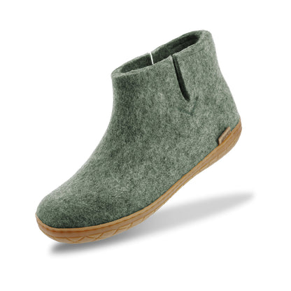 Glerups | ankle boot with rubber sole - moss