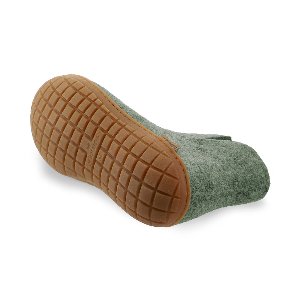 Glerups | ankle boot with rubber sole - moss