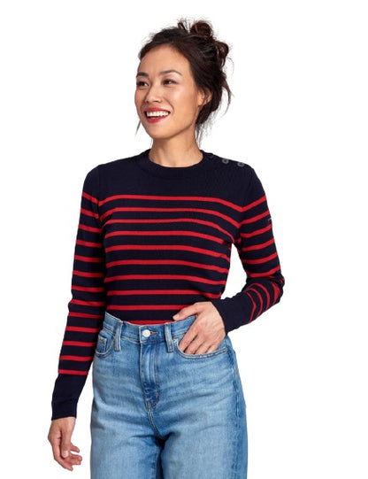 Armor-Lux - Briac | striped women's wool sweater