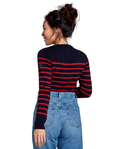 Armor-Lux - Briac | striped women's wool sweater