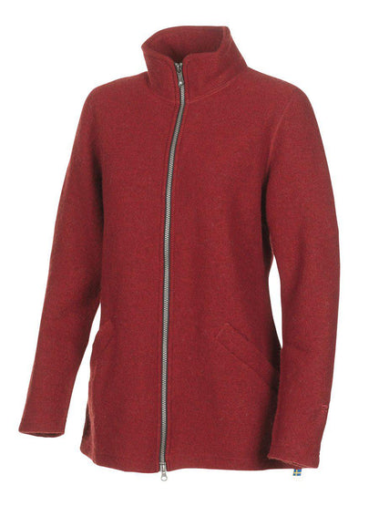 Ivanhoe Knitted in Sweden - Brodal Long | wollen damesvest Red