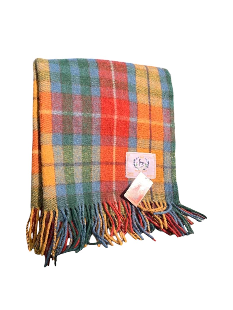 Belpo - Tartan blanket | wollen plaid Buchanan old
