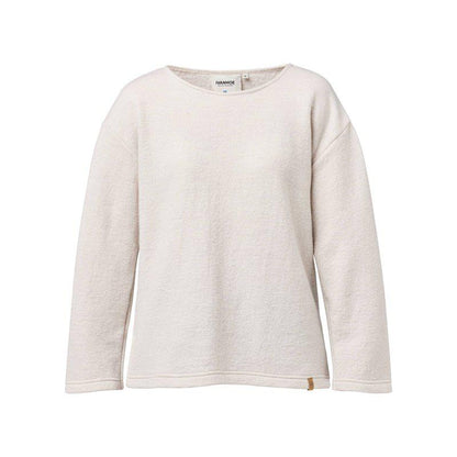 Ivanhoe Knitted in Sweden - Bystad Solid | wollen damestrui Putty