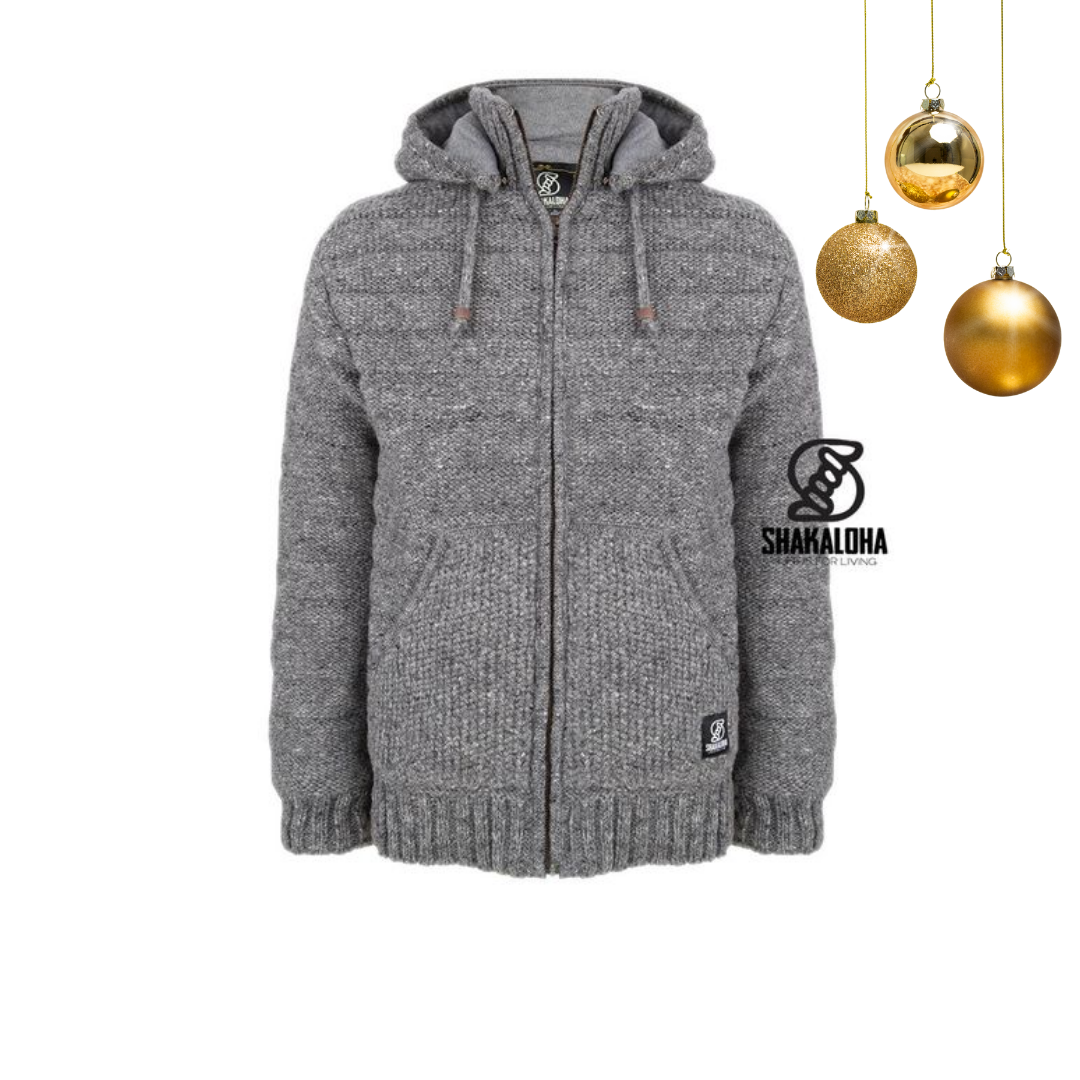 Shakaloha - Chuck ziphood | wollen herenvest