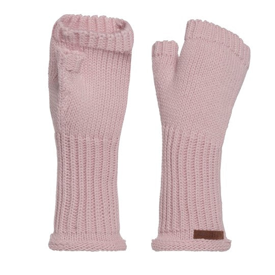 Knit Factory - Cleo | vingerloze handschoenen Roze