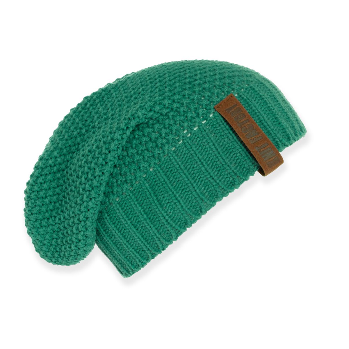 Knit Factory - Coco beanie | gebreide muts Bright green