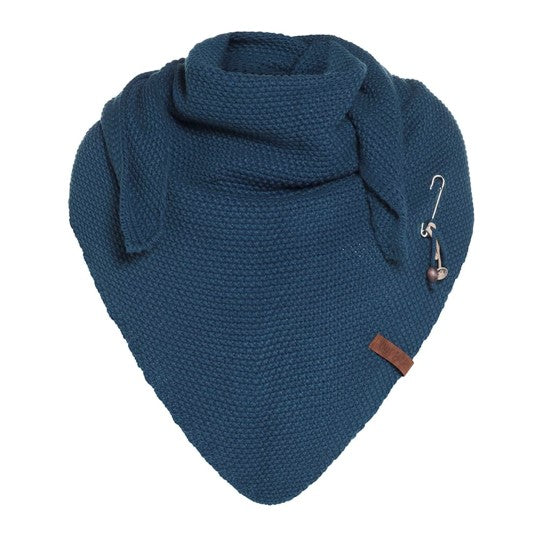 Knit Factory - Coco | omslagdoek Petrol