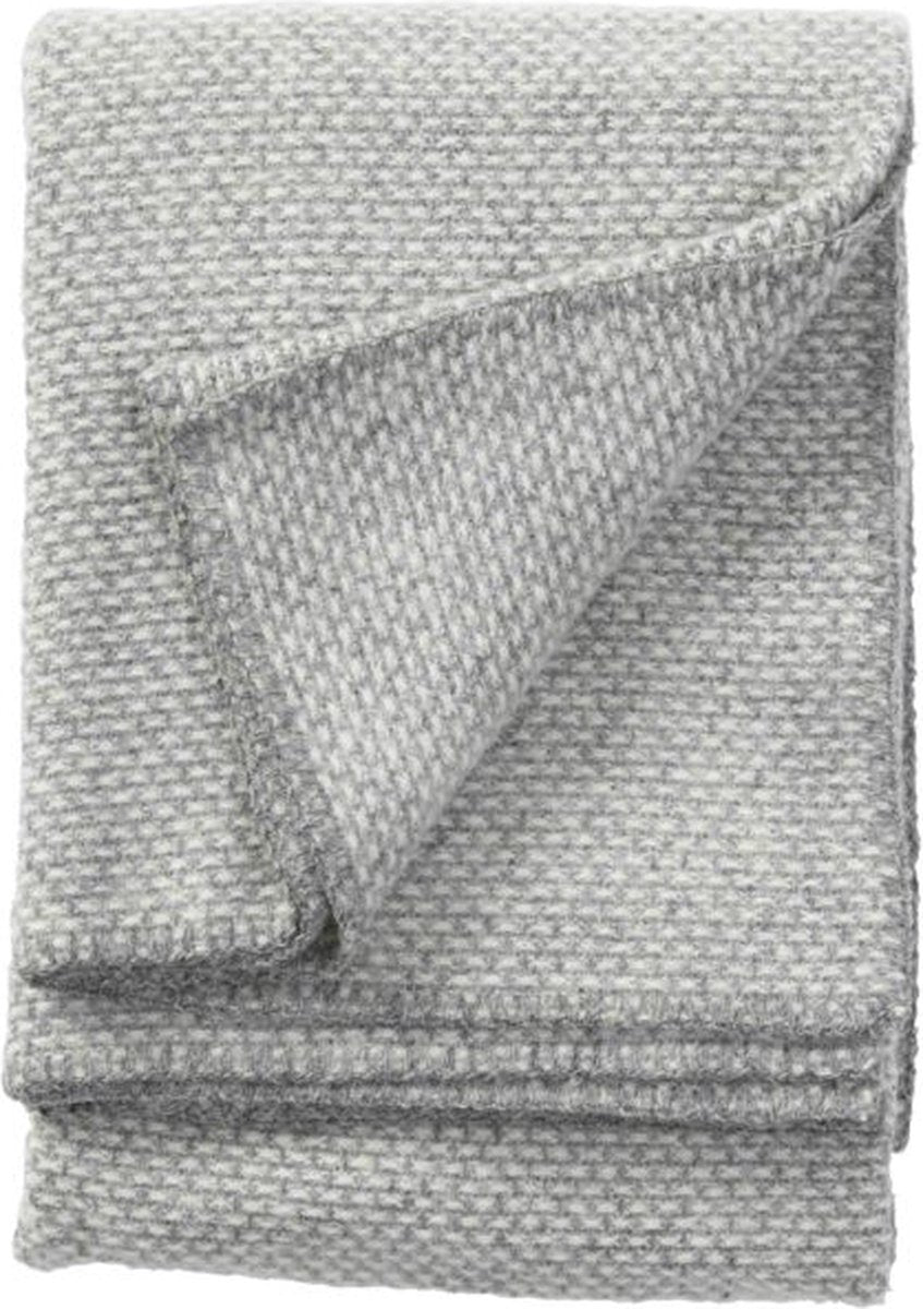 Klippan - Domino | plaid van lamswol Light grey