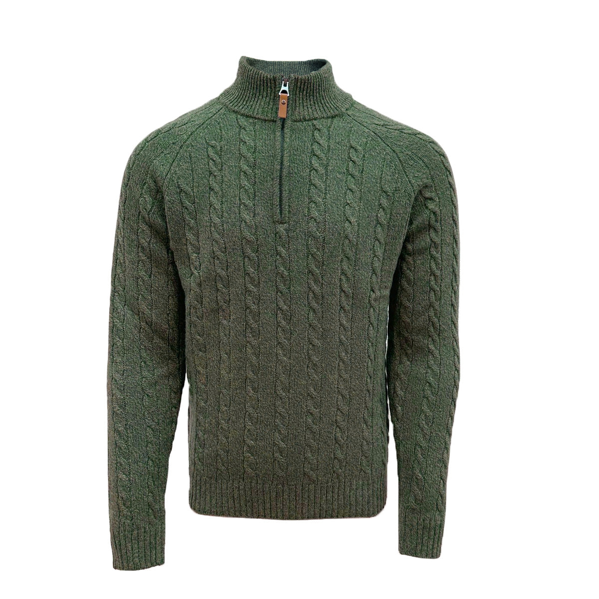 Emerald Style - M Glengarriff HZ | herentrui van lamswol Pesto