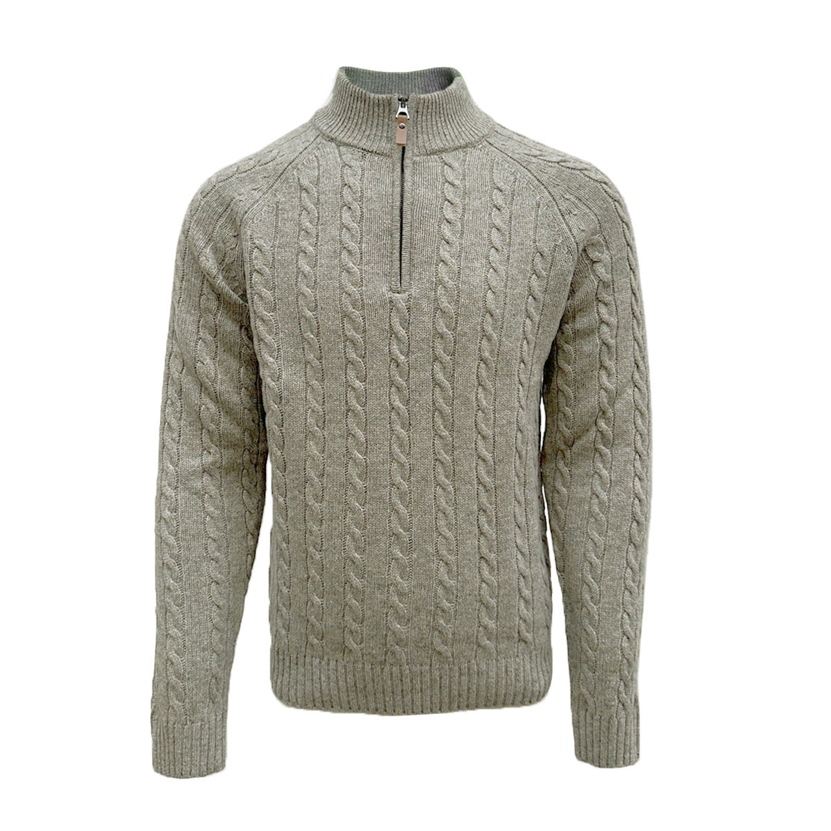 Emerald Style - M Glengarriff HZ | herentrui van lamswol Oatmeal
