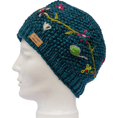 Planet Wool - Short flower hat | wool hat