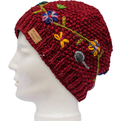 Planet Wool - Short flower hat | wool hat