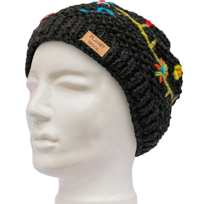 Planet Wool - Short flower hat | wool hat