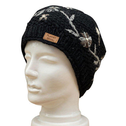 Planet Wool - Short flower hat | wool hat