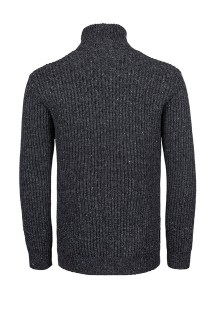 Norlender - Fitjar | Noorse wollen herentrui met rits