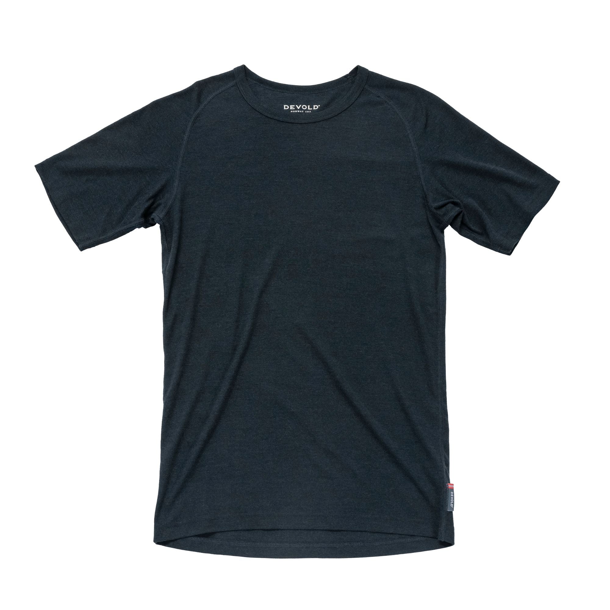Devold - Lauparen Base Tee man | heren t-shirt van merinowol Ink