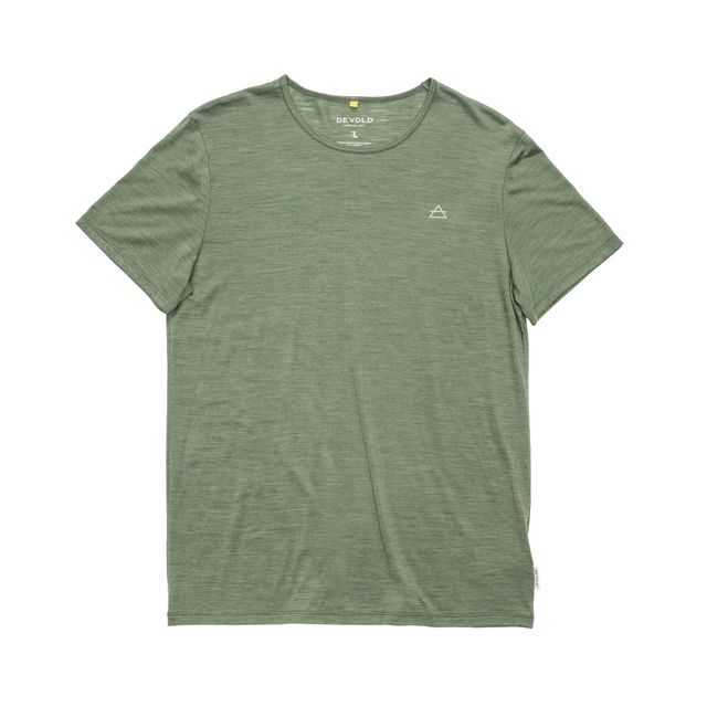 Devold - M Active Tee | heren t-shirt van merinowol Forest