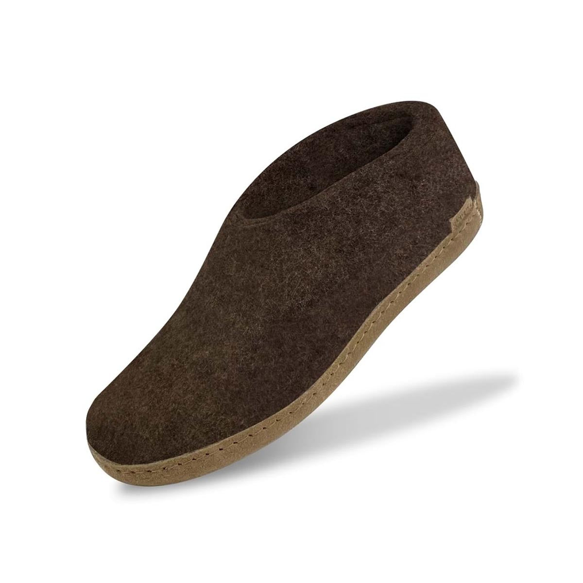 Glerups | leather sole shoe - chestnut