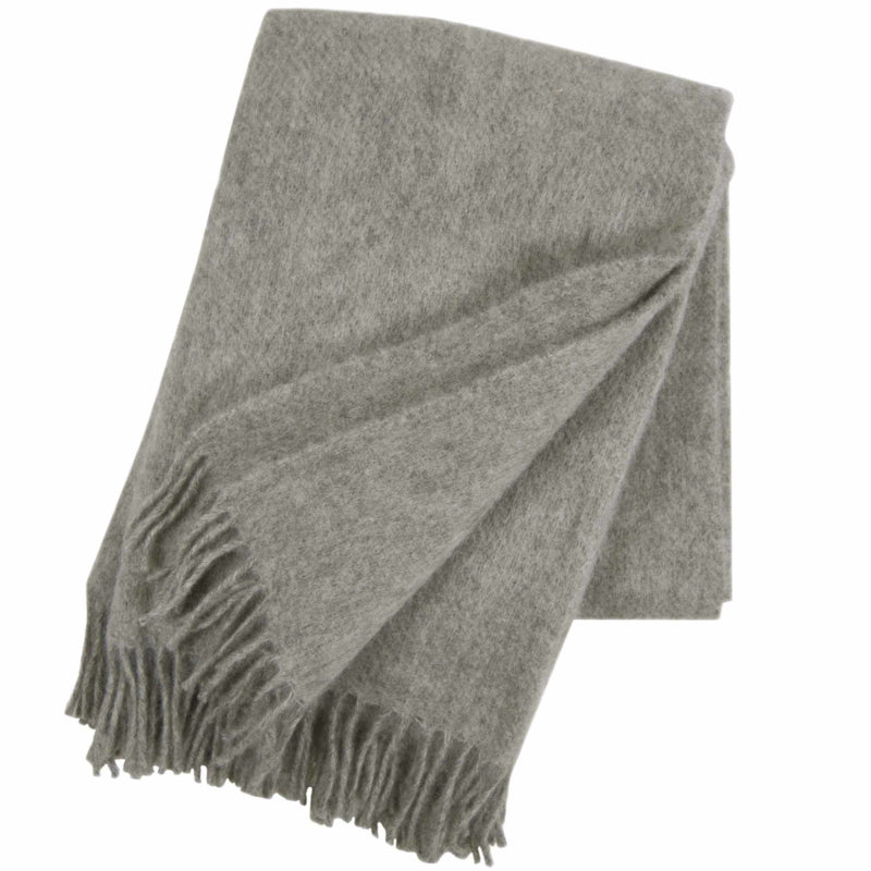 Klippan - Gotland | plaid van Gotland wol Natural grey 130x200 cm.